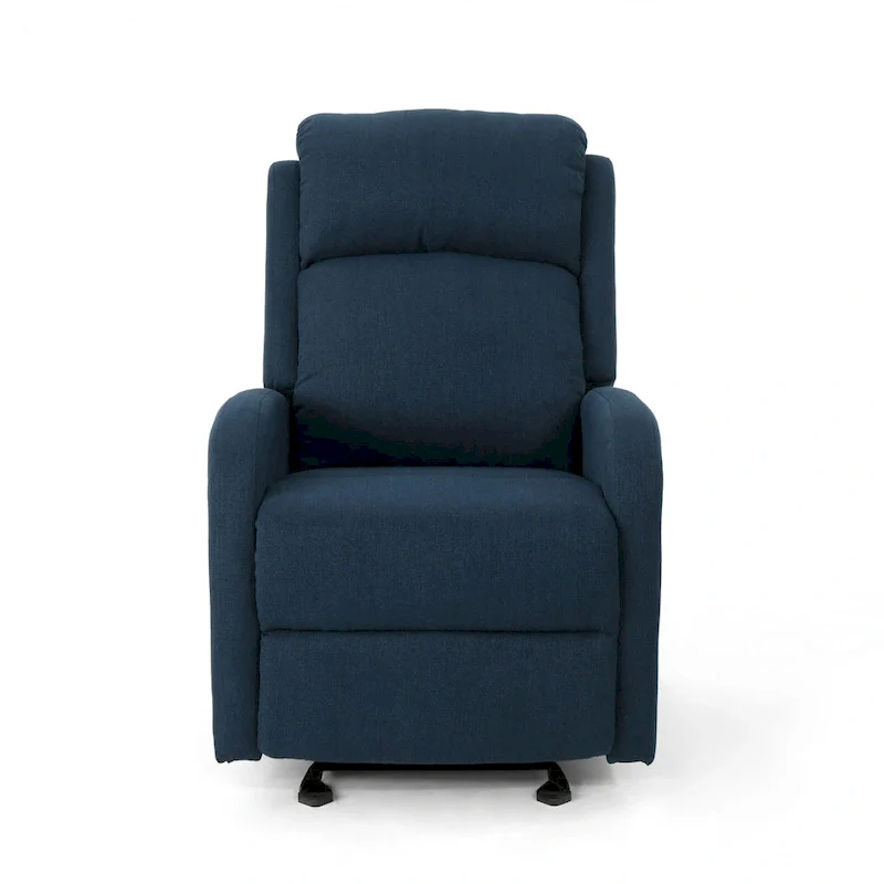Fabric Rocking Recliner Chair - Single Seater
