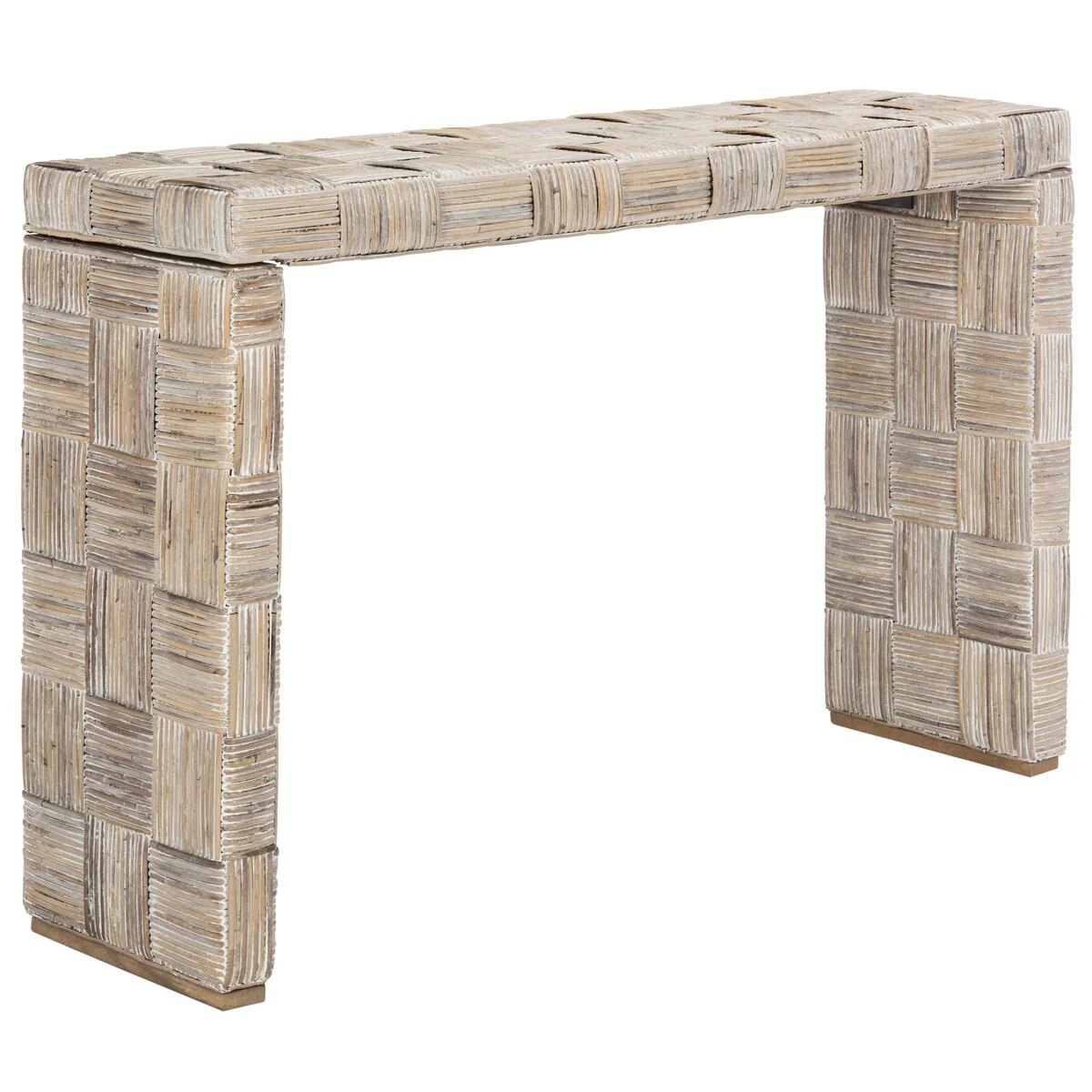 SAFAVIEH Mindel Rattan Console Table - 51Wx14Dx32H