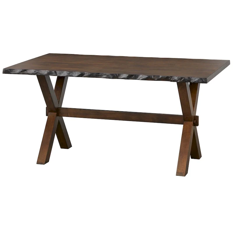 Live Edge Solid Wood Walnut Dining Table