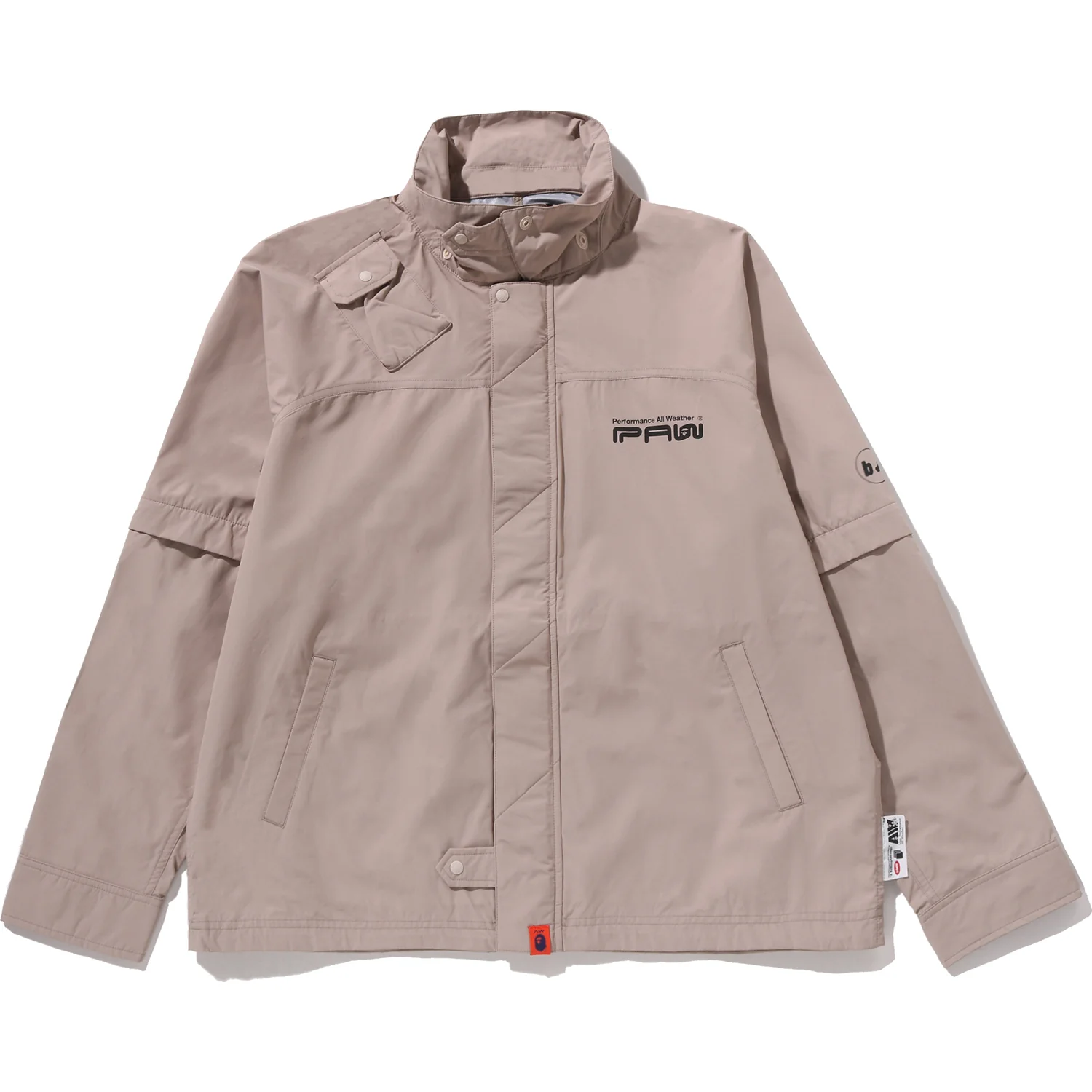 BAPE BY KAZUKI KURAISHI DETACHABLE HOODED 3-LAYER RAIN JACKET MENS