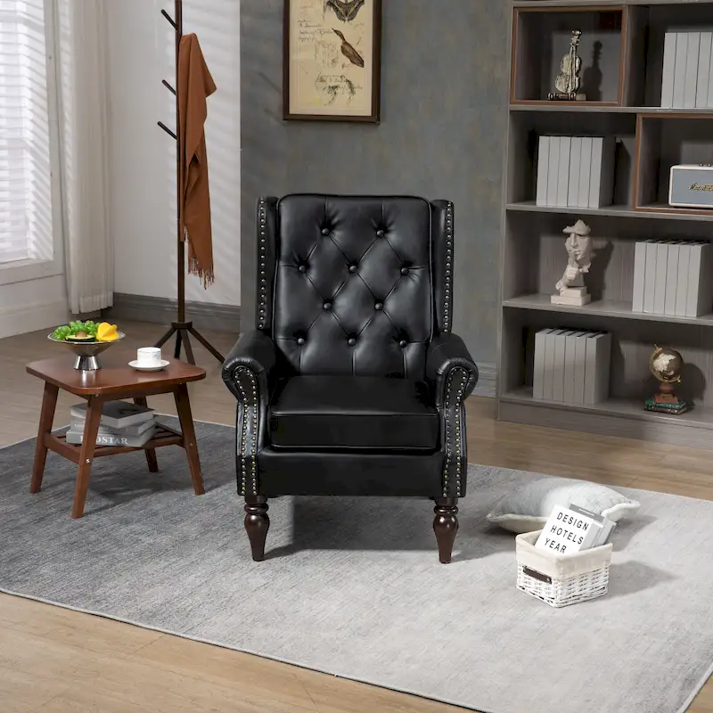 Upholstered Accent Chair with Armrests