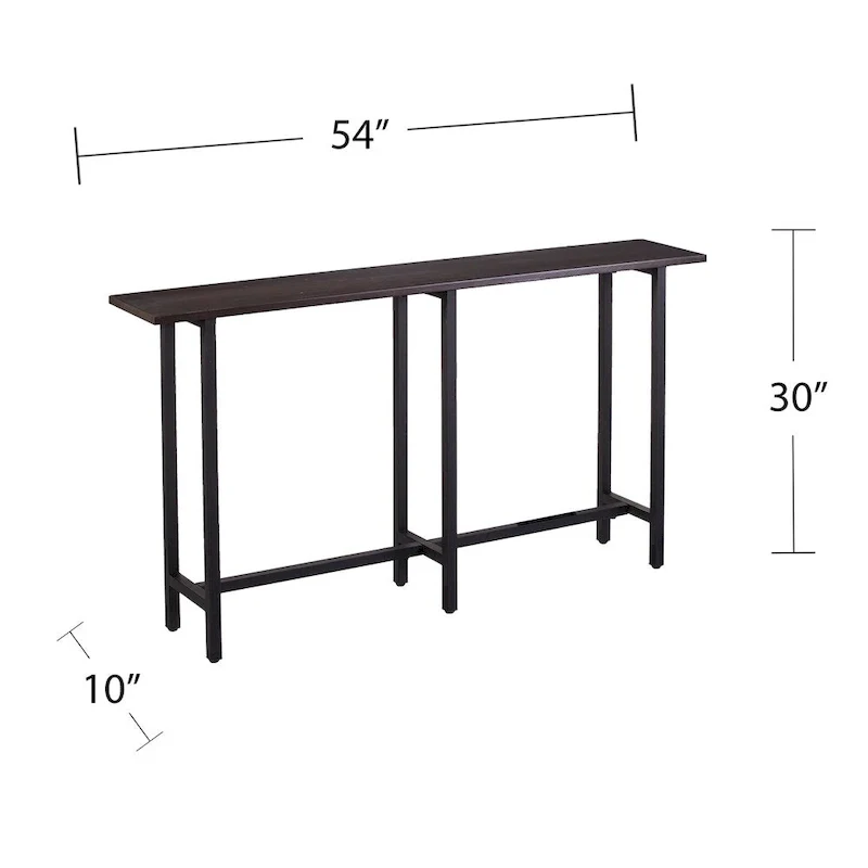 SEI Furniture Tundry Long Narrow Console Table
