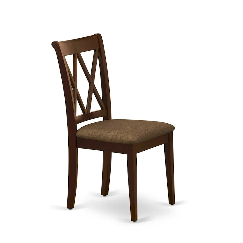 Dining Table Set with Linen Fabric Chairs
