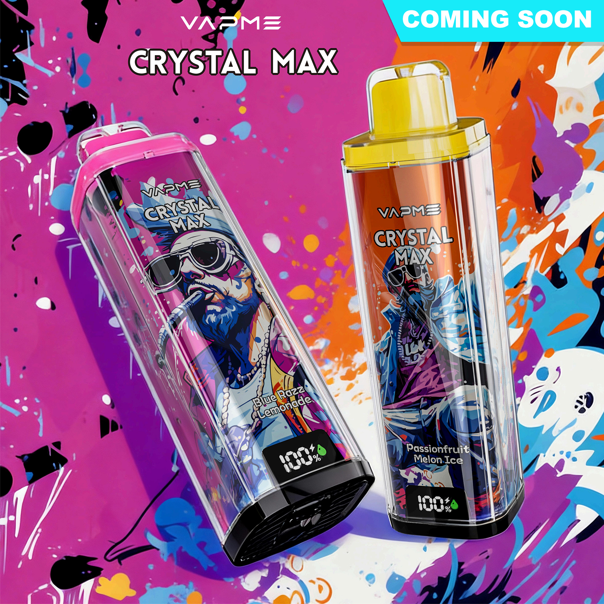VAPME CRYSTAL MAX 78000 - AMERICA STOCK