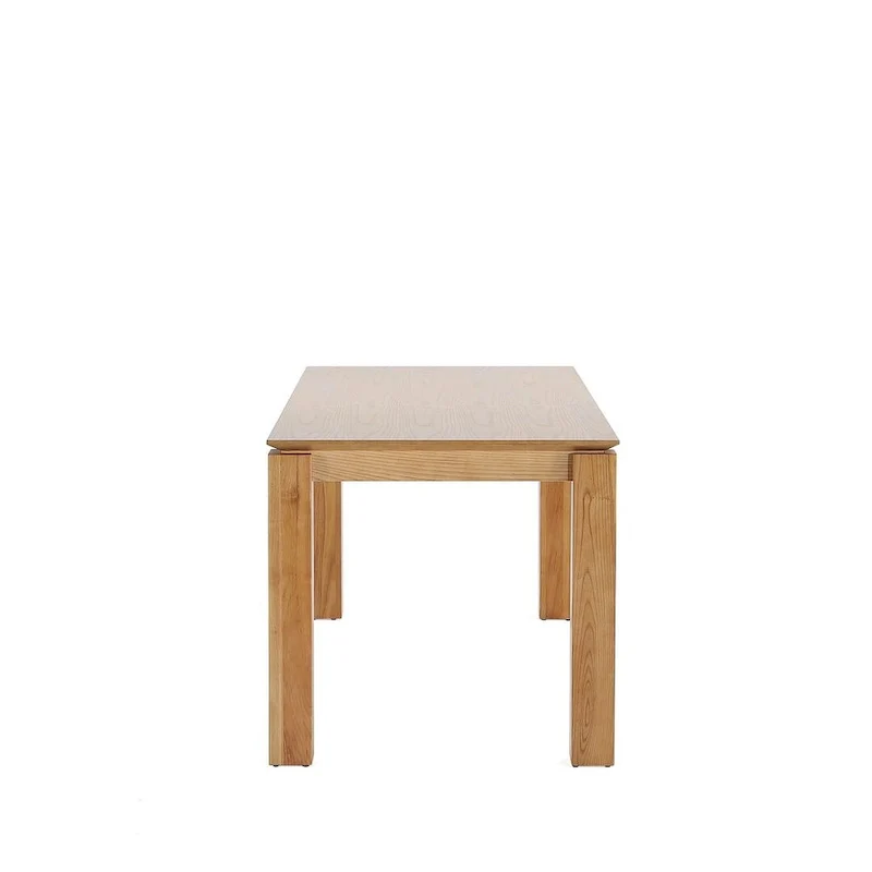 Rectangular Solid Wood Dining Table, 70.86 in., Seats 8