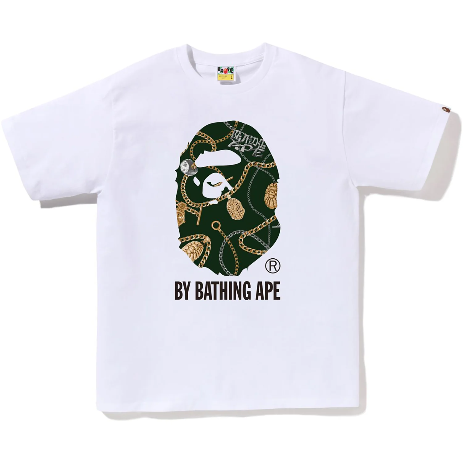 BAPE MENS JEWELS PATTERN BY BATHING APE TEE