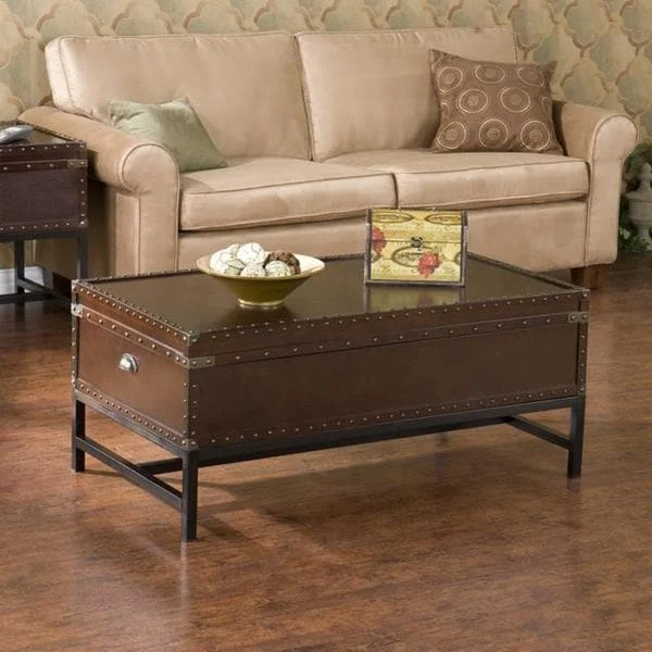 Espresso Storage Coffee Table
