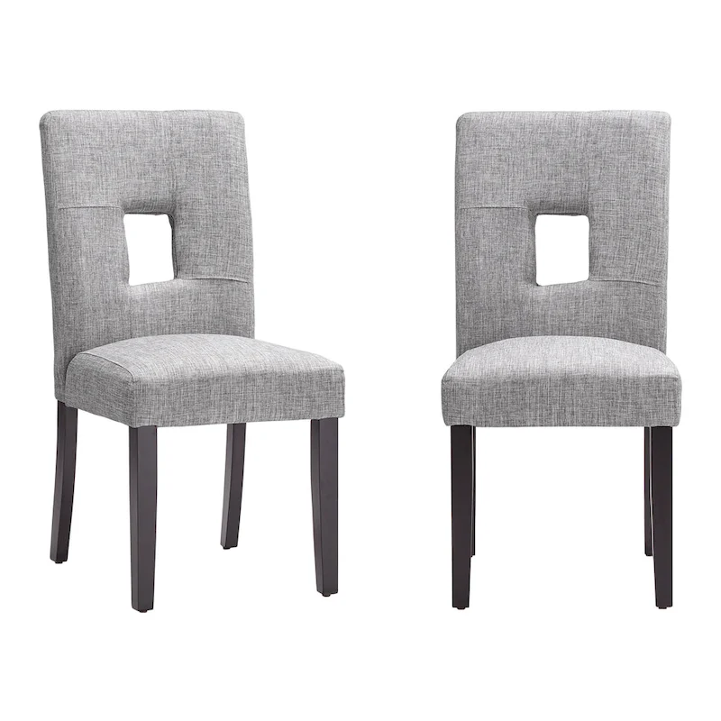 Brda Keyhole Back Dining Chairs (Set of 2)
