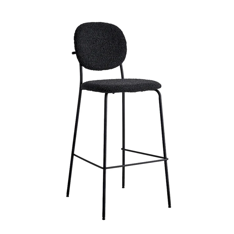 Carley Boucle Bar Height Stools (Set of 2)