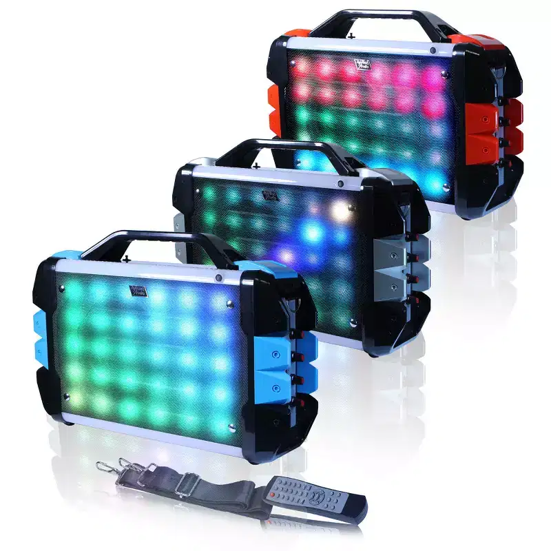 TOPTECH KIK-6 4 Portable Bluetooth Speaker with LED Lights & TWS Sound