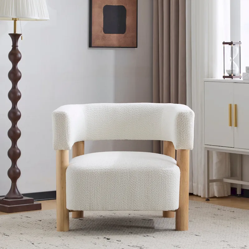 Living room fabric decorative chair