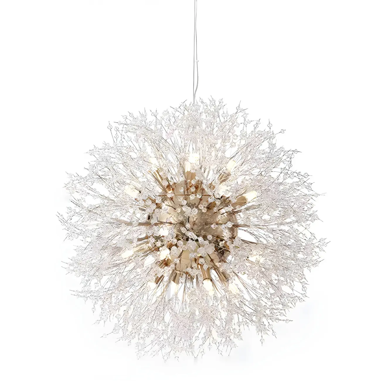 Adjustable Modern Gold Crystal Explosion Sputnik Chandelier