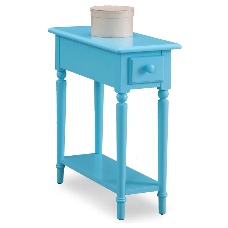 Coastal Chairside Wood Accent Table
