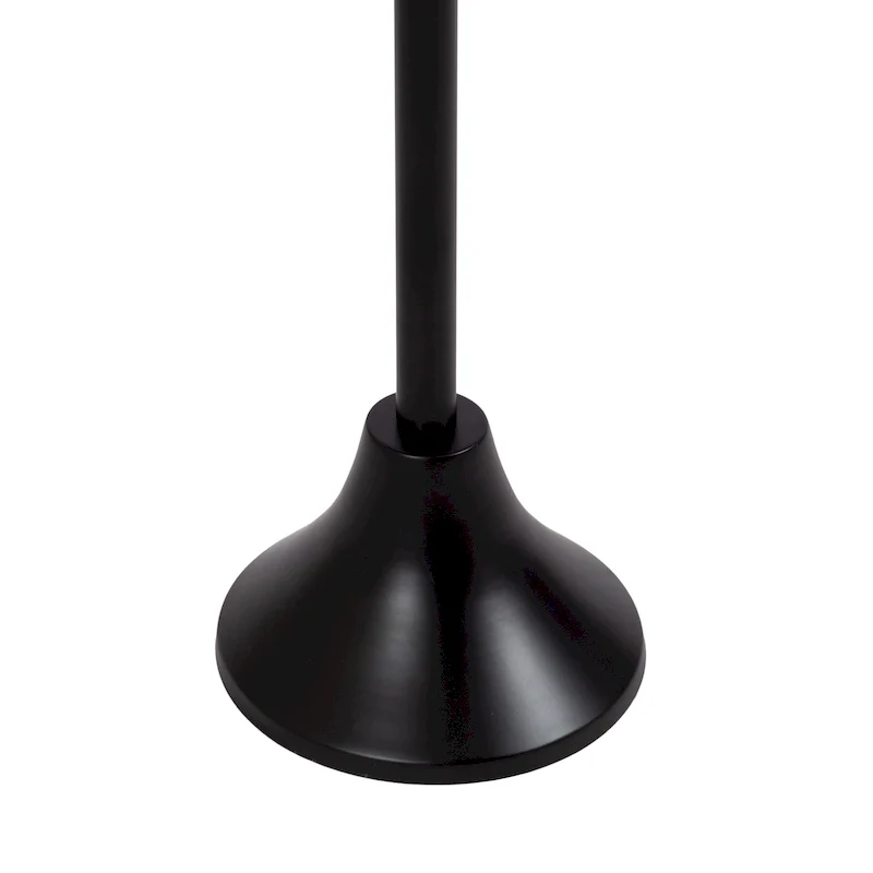 Kate and Laurel Sanzo Scalloped Marble and Metal Drink Table