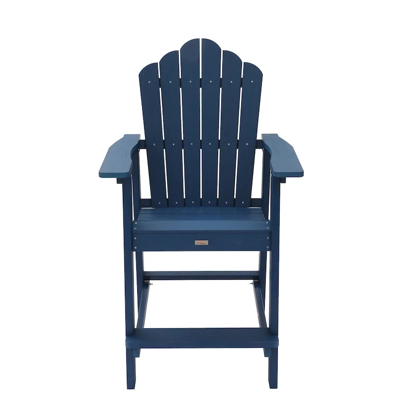 Outdoor Tall Adirondack Chair Bar Stool 1pc