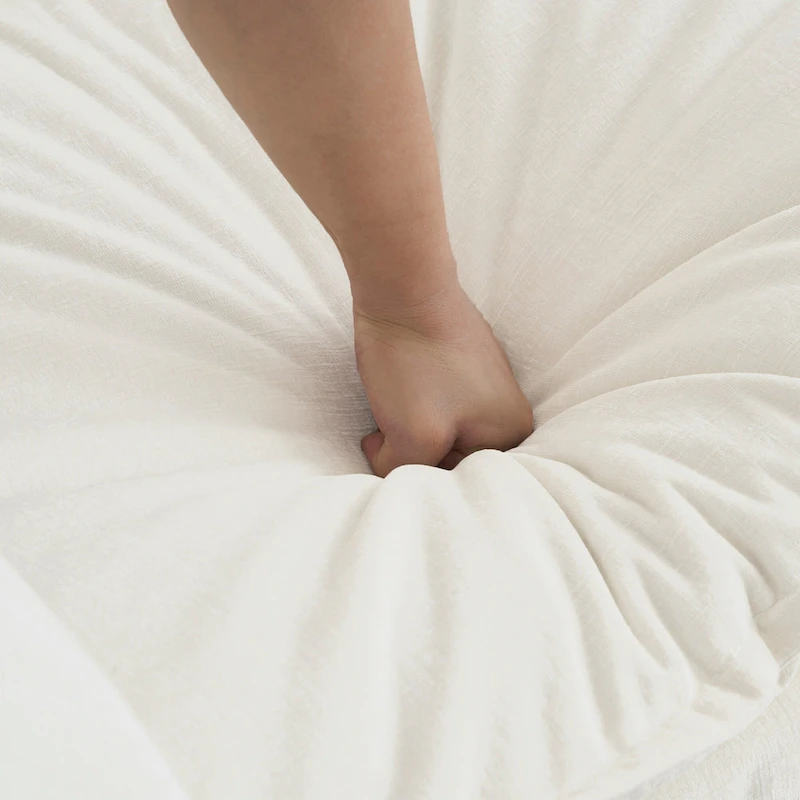 6-Seater U-Shape Sectional Sofa with 3 Ottomans and Pillows