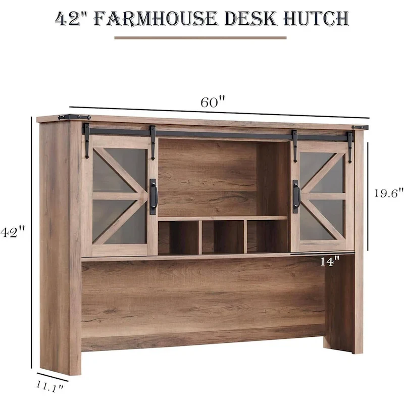 42 Farmhouse Desk Hutch, Only Match Afulyperfllc's Farmhouse Desk