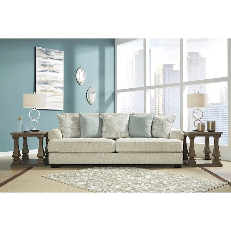 Monaghan Beige Sofa - 98 W x 45 D x 39 H