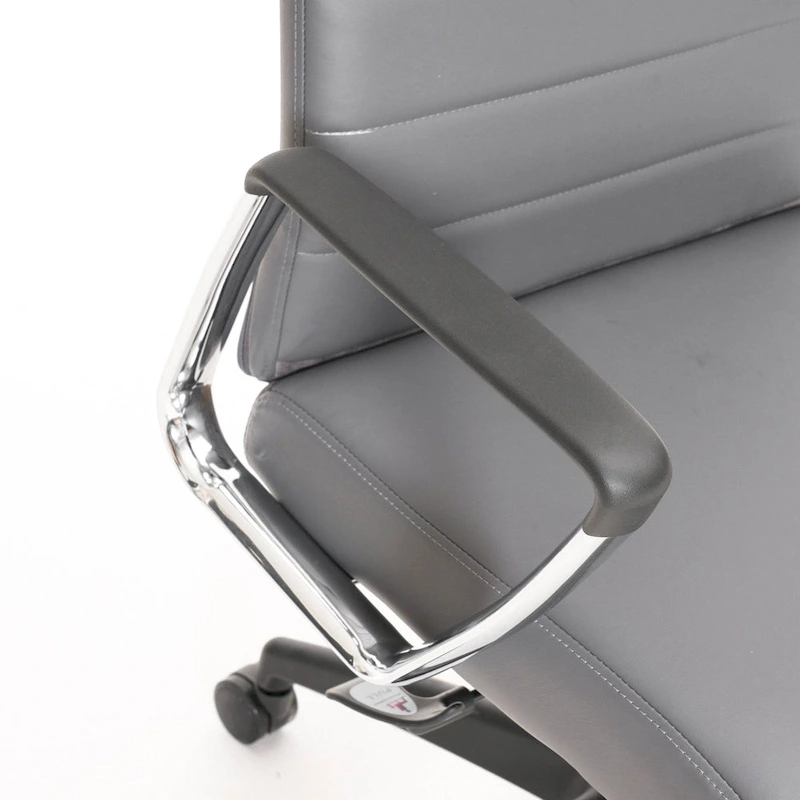 LeisureMod Hilton Modern High Back Leather Conference Office Chair