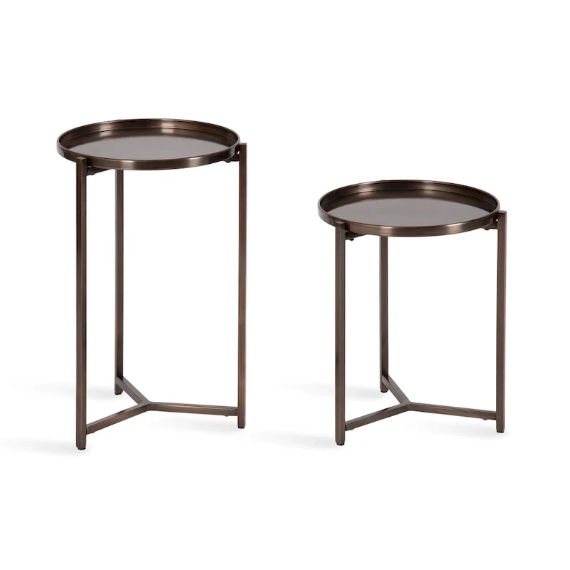 Kate and Laurel Aguilar Plant Stand Set - 2 Piece