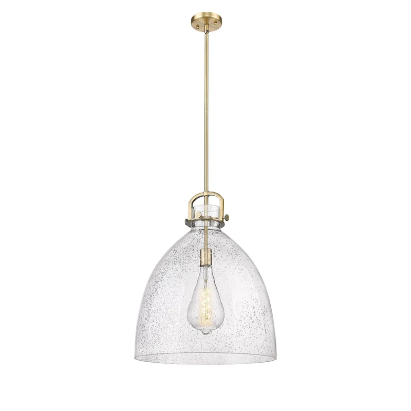 Innovations Lighting Newton Bell - 1 Light 18  Stem Hung Pendant