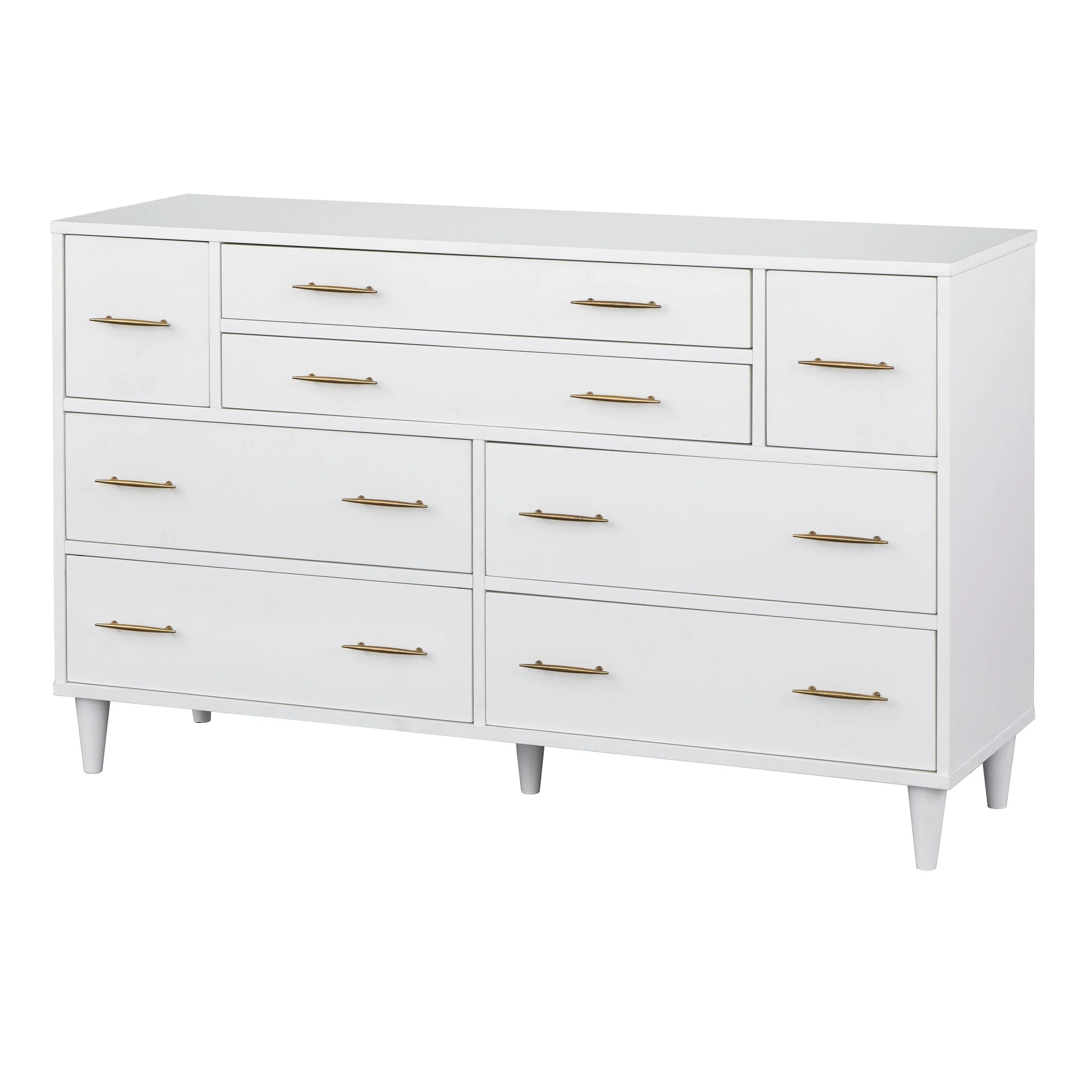 Lifestorey Ana 8-Drawer Mid-Century Modern Dresser