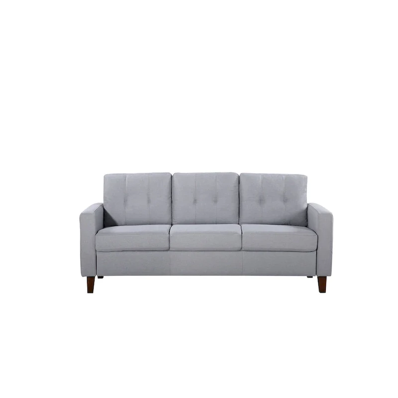 Mid-Century Tufted Upholstered Sofa