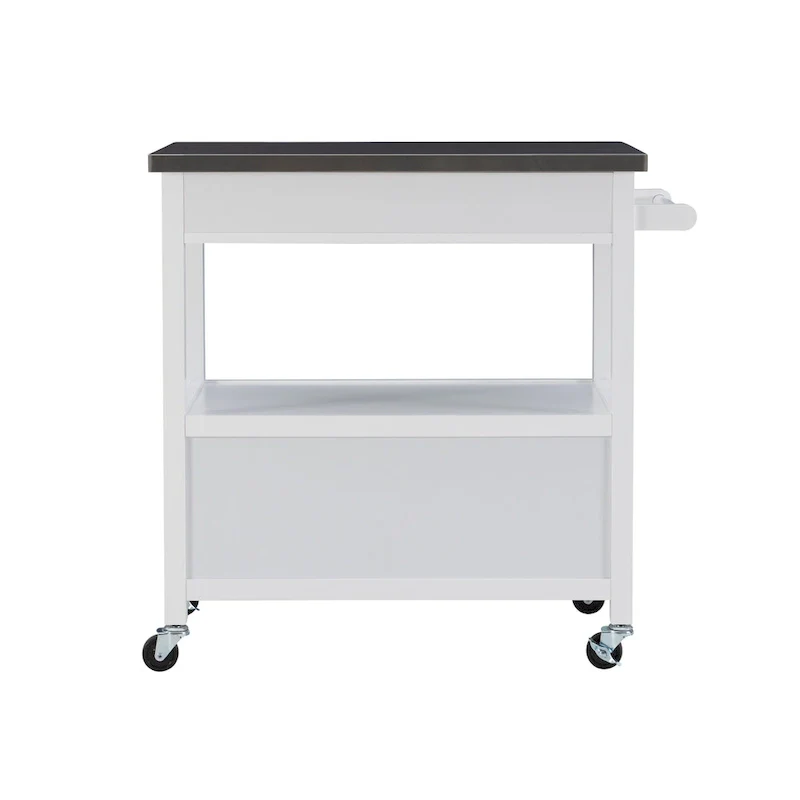 Julianna Stainless Steel Kitchen Cart