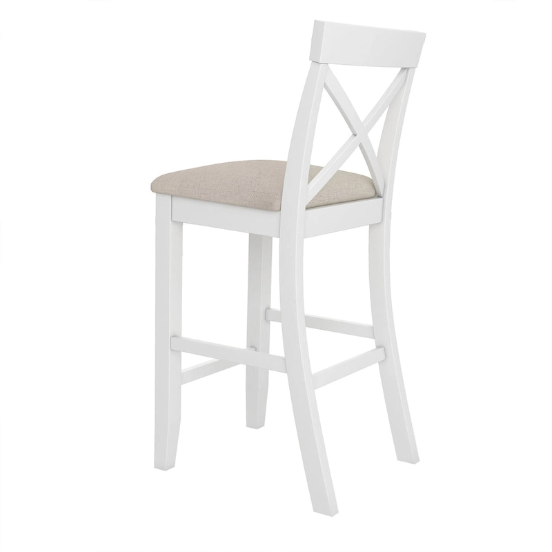 3-Piece Dining Table and Chair Set, Small Counter Height Table and Chair Set with Kitchen Breakfast Nook and 2 Chairs