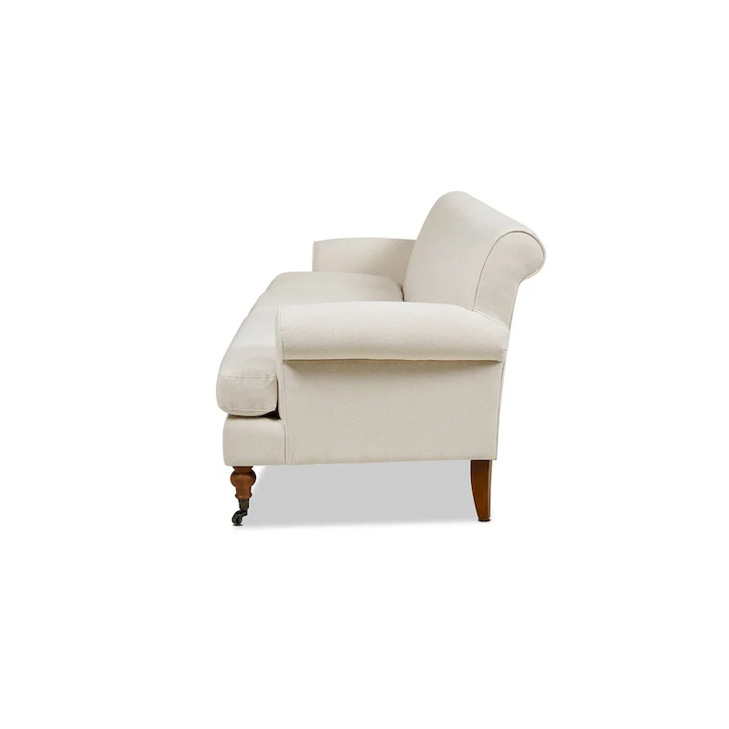 Alana Lawson 88 Inch Living Room Sofa  Three Cushion Couch with Rolled Arms and Tight Back  Minimal Assembly Required