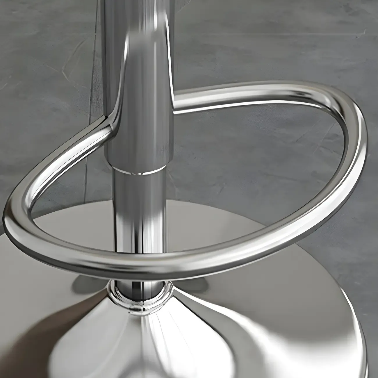 24 Inch Faux Leather Bar Stool Height Adjustable Modern