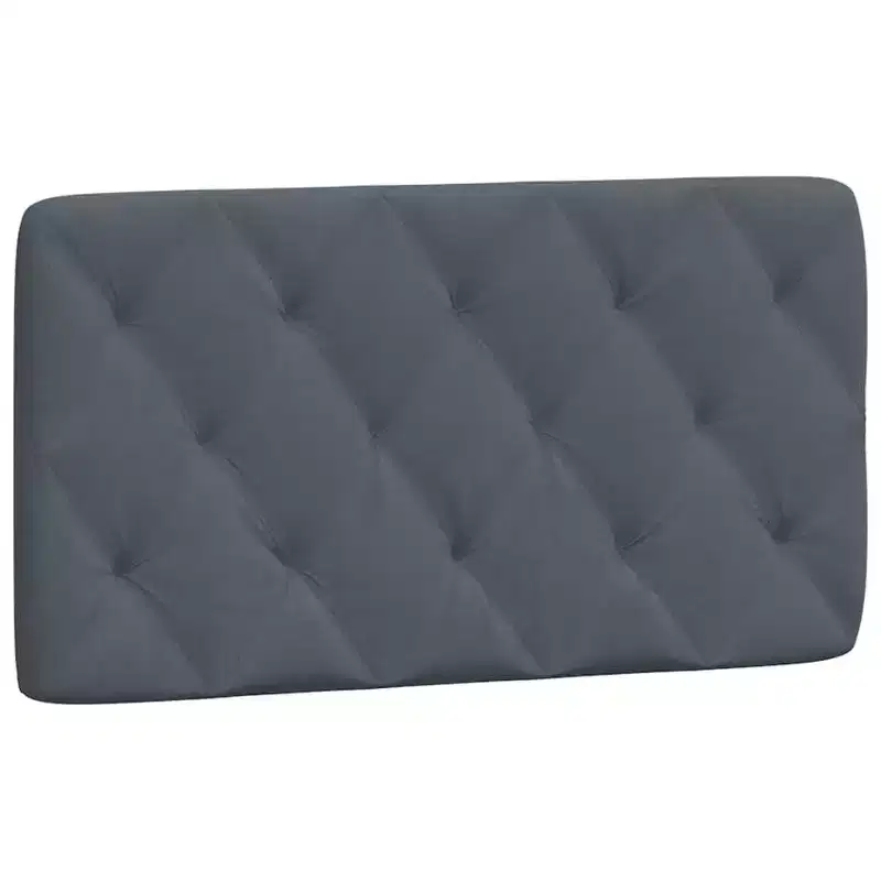 vidaXL Headboard Cushion Decorative Upholstered Pillow Back Bedroom Velvet