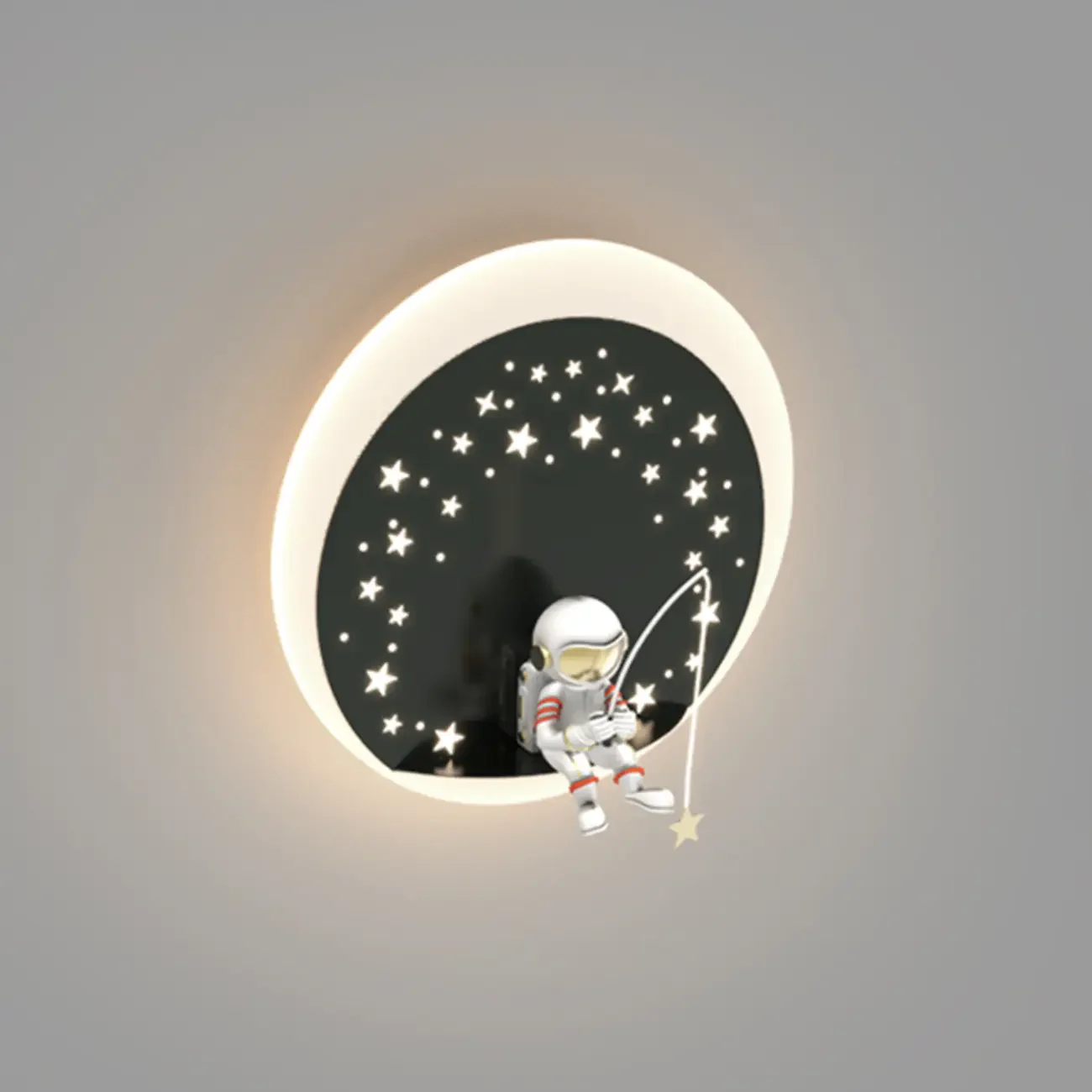 Dimmable Astronaut LED Wall Sconce for Bedroom Lighting