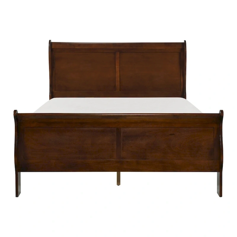 Monty Brown Cherry Sleigh Bed