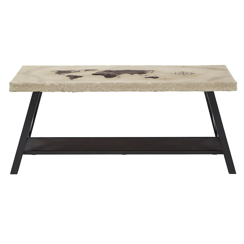 Bryson Rustic X-Base Accent Tables by iNSPIRE Q Classic