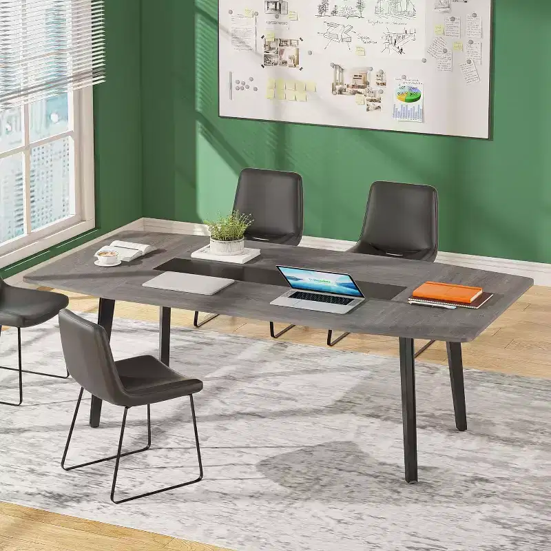 Lantine 70.86 Boat Shaped Executive Desk