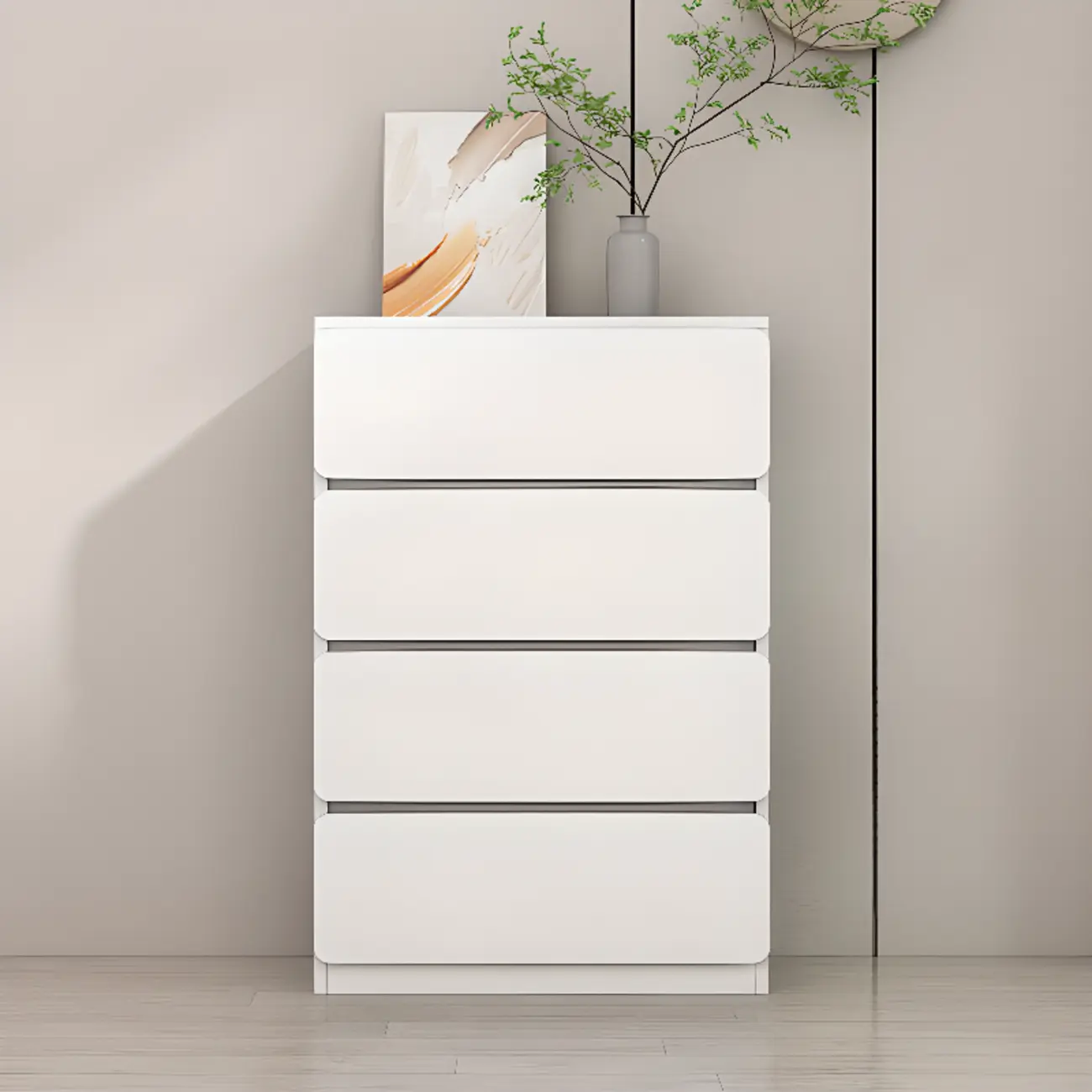 Artistic Rectangle Accent Chests with Free Standing Design