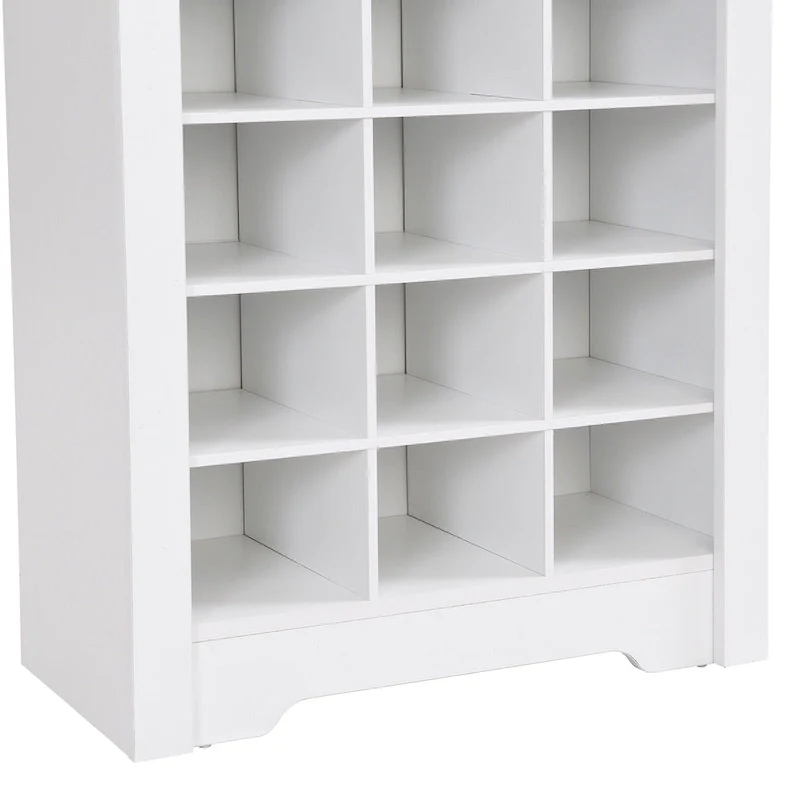 Stylish Design 30 Shoe Cubby Console