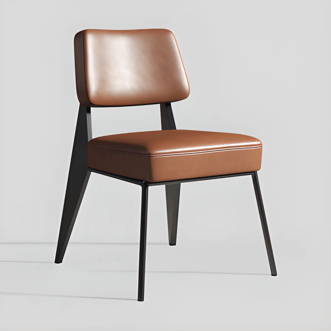 Modern Upholstered Dining Chair with Arm
