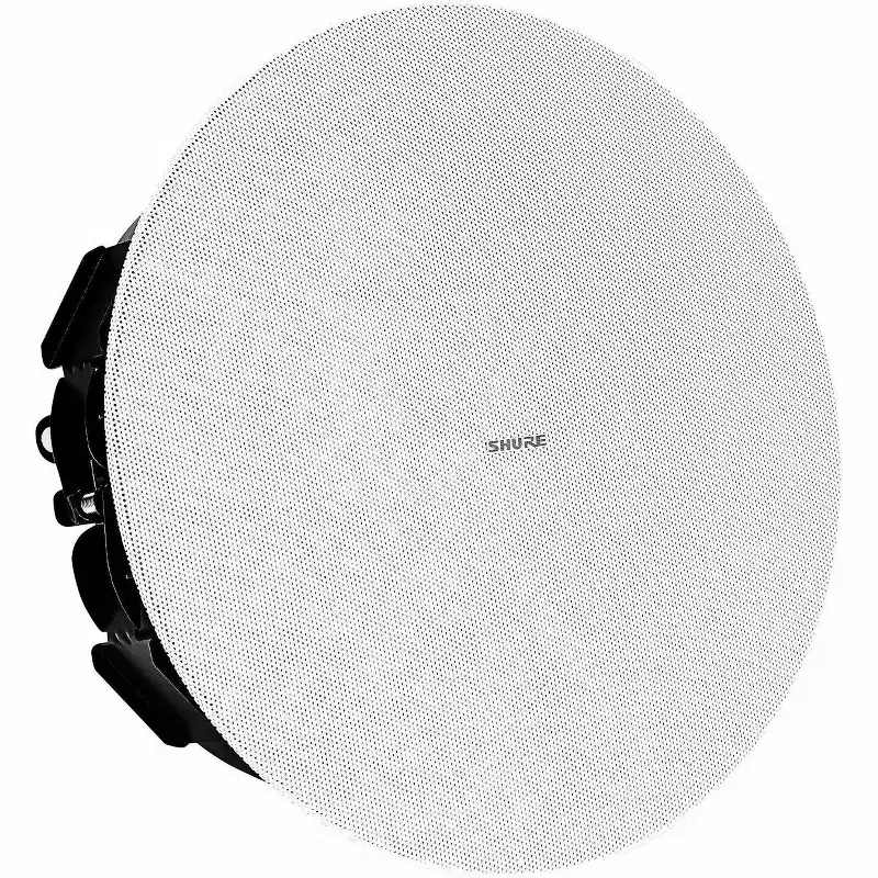 Shure Speaker System - White - Ceiling Mountable - 120 Hz to 20 kHz - 1