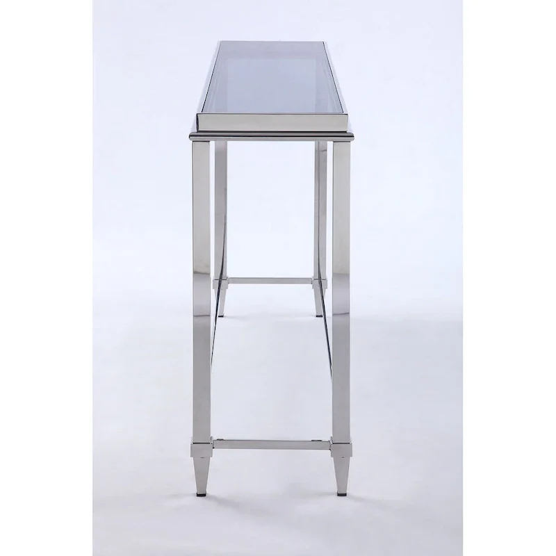 Somette Sofa Table with Glass Top