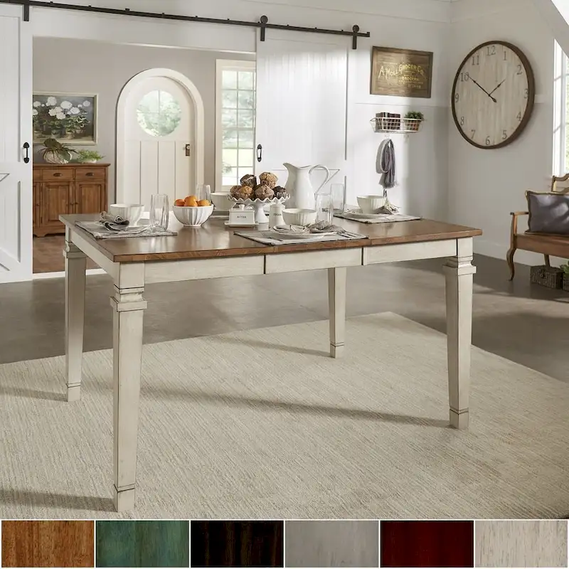 Wood Counter Height Dining Table
