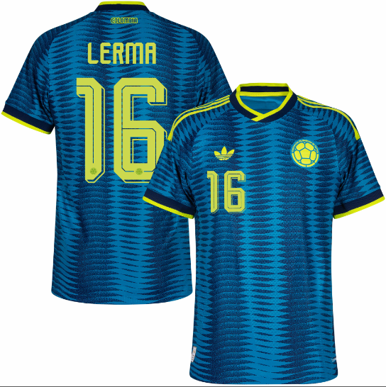 Colombia Authentic Away Lerma 16 Jersey 2026-2027