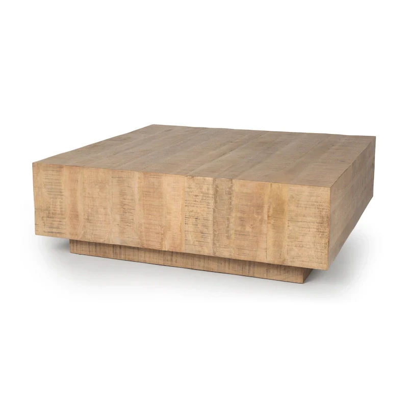 Hayden Solid Wood Square Floating Coffee Table