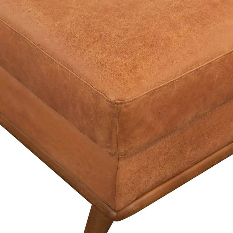 Poly & Bark Nolita Ottoman - Full Grain Genuine Italian Leather