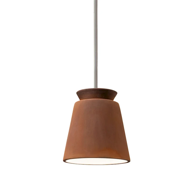 Justice Design Group Small Trapezoid Pendant - Rigid Stem