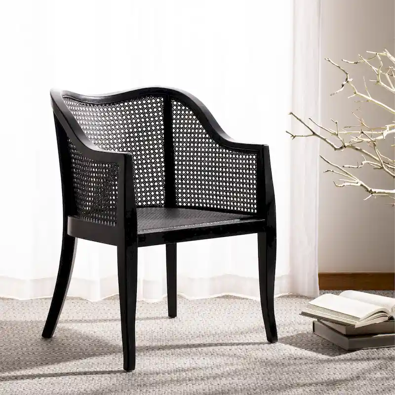 SAFAVIEH Olar Cane Dining Chair - 23.6 x 23.8 x 32.7 - 24Wx24Dx33H
