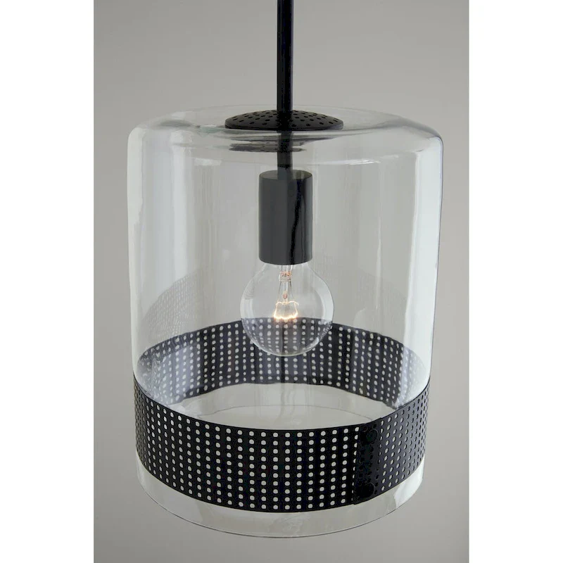 Marion 1-light Hanging Pendant w/ Clear Glass