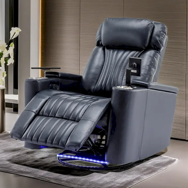 Multifunctional 270 Swivel Home Theater Power Recliner