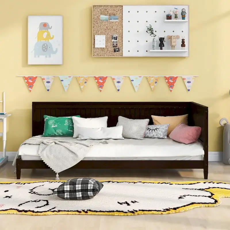 Twin Size Wood Daybed/Sofa Bed